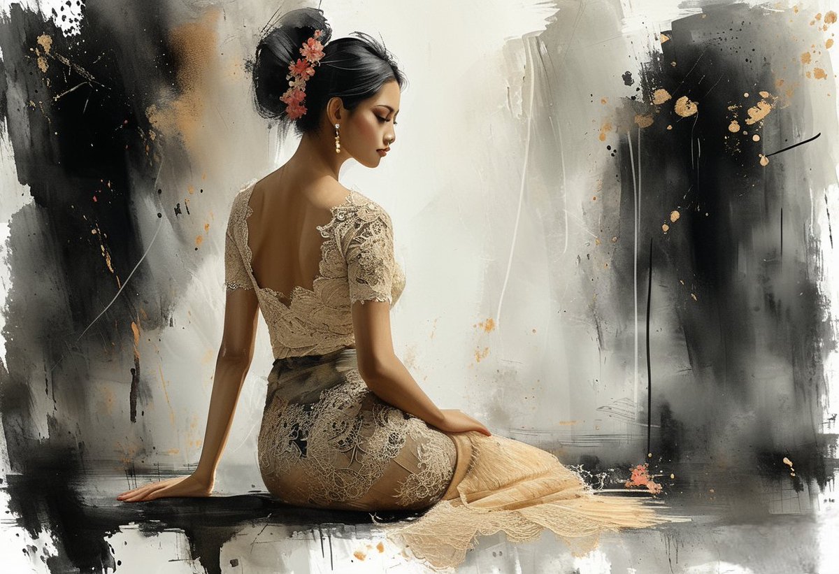 ar_ackub's tweet image. "Still Here: Woven in Water, Fading in Gold"