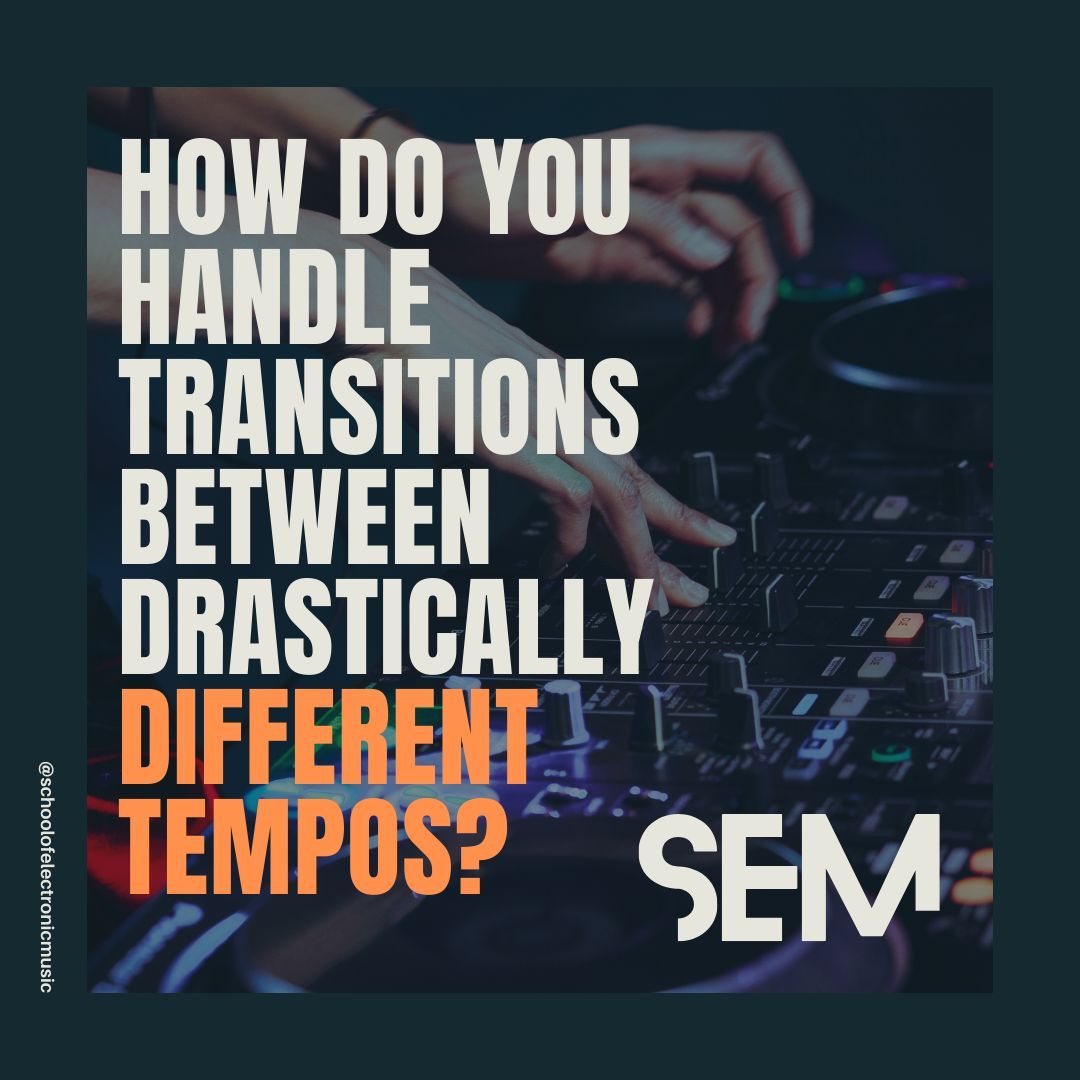 semmanchester's tweet image. 🎧 How do you handle transitions between drastically different tempos? Share your techniques for making smooth shifts! #DJLife #MixingTips #TempoTransitions #MusicProduction
