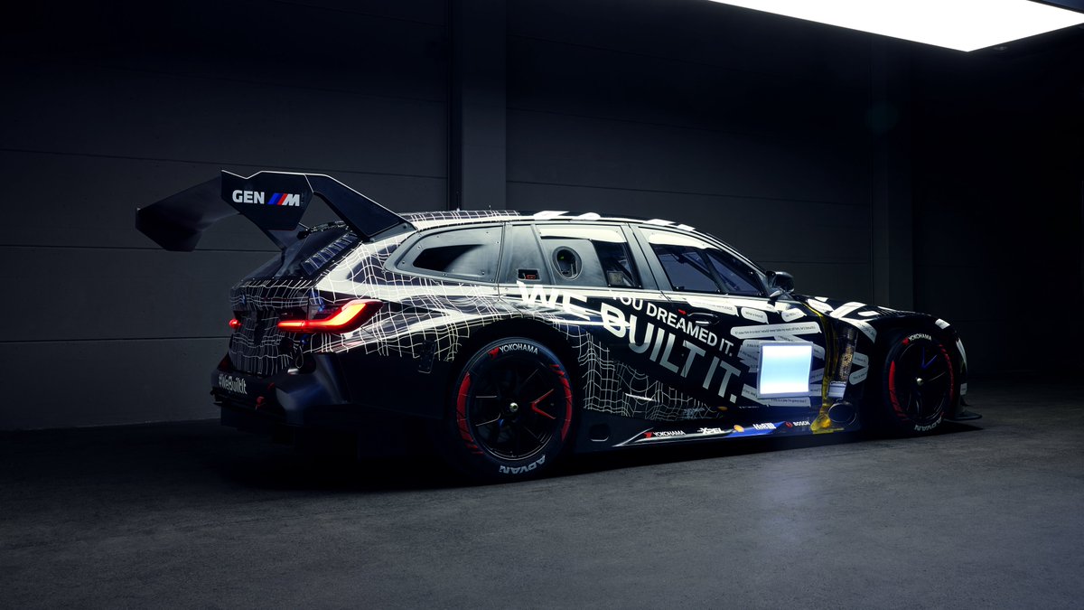 Behold, the M3 Touring 24H: GT3 performance with space for the kids! 

What started as an April Fools joke 12 months ago will now race at #24hNBR.