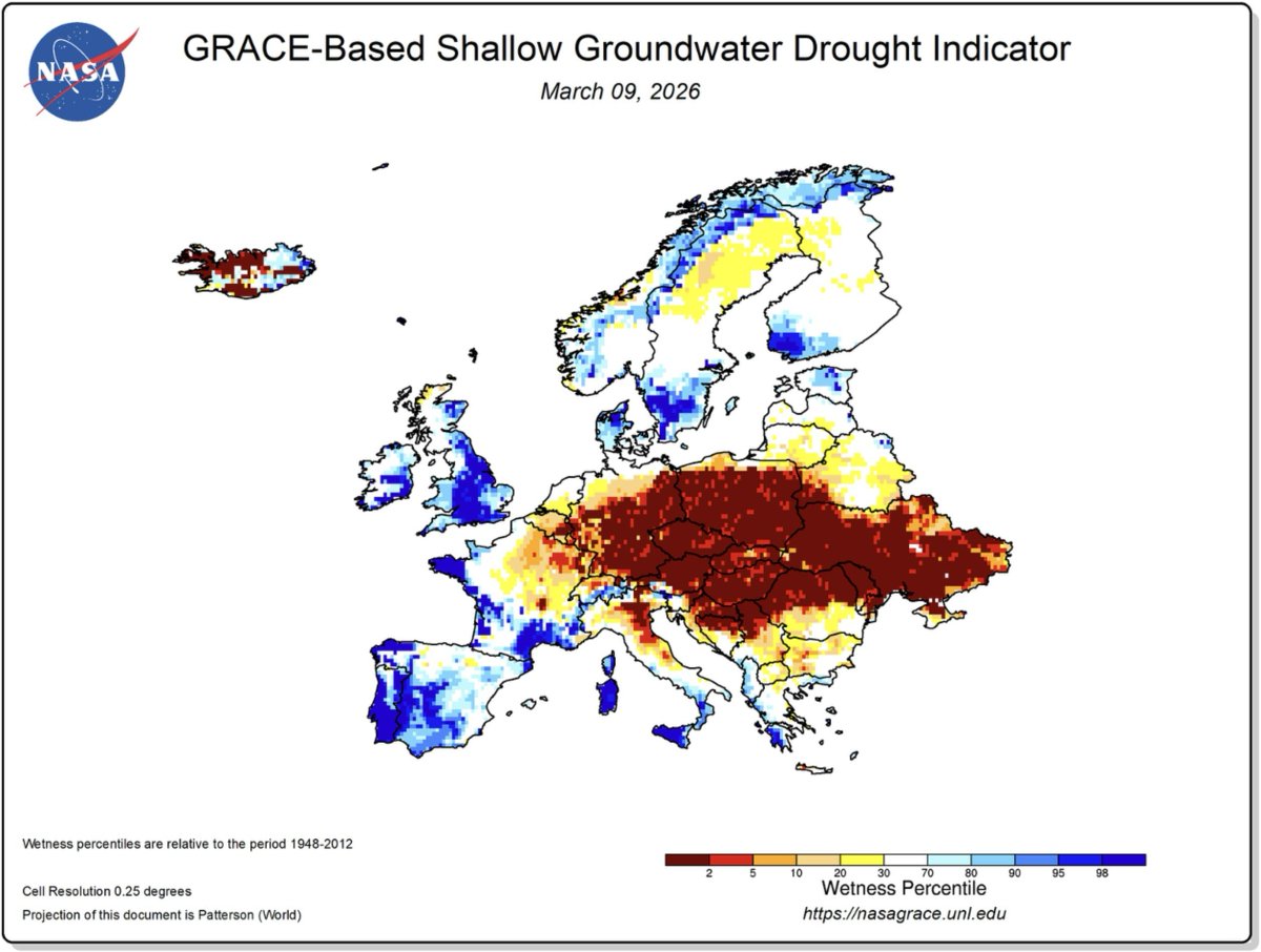 Atmospheric_G2's tweet photo. #Europe: #Hydro focus - #drier #soils C-E areas, sub-par #Alps #snowpack, and #wet returns in the S.
https://t.co/lPGfxBRVtx
We delve into how recent #weather #patterns led to the corrent state and how this is expected to evolve based on the latest #forecast #guidance. https://t.co/EZggMlLHA3