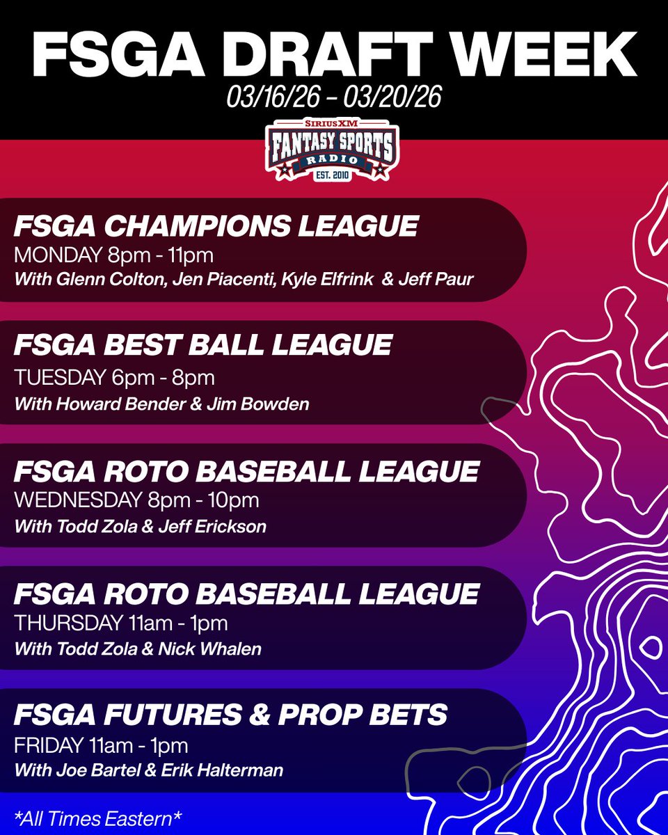 Fantasy Sports Radio tweet media