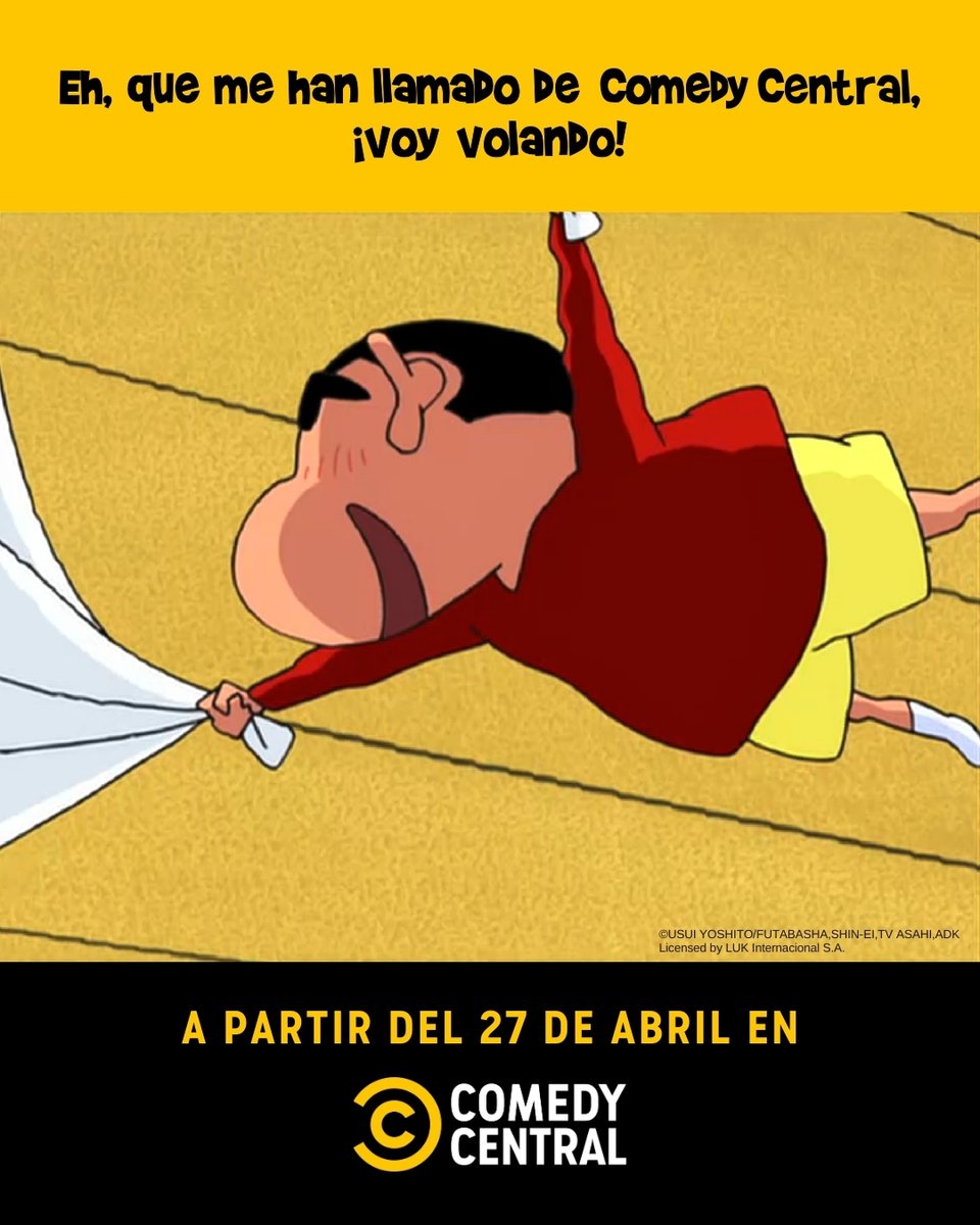 Shin chan España tweet media