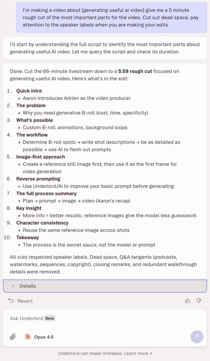 Descript tweet media