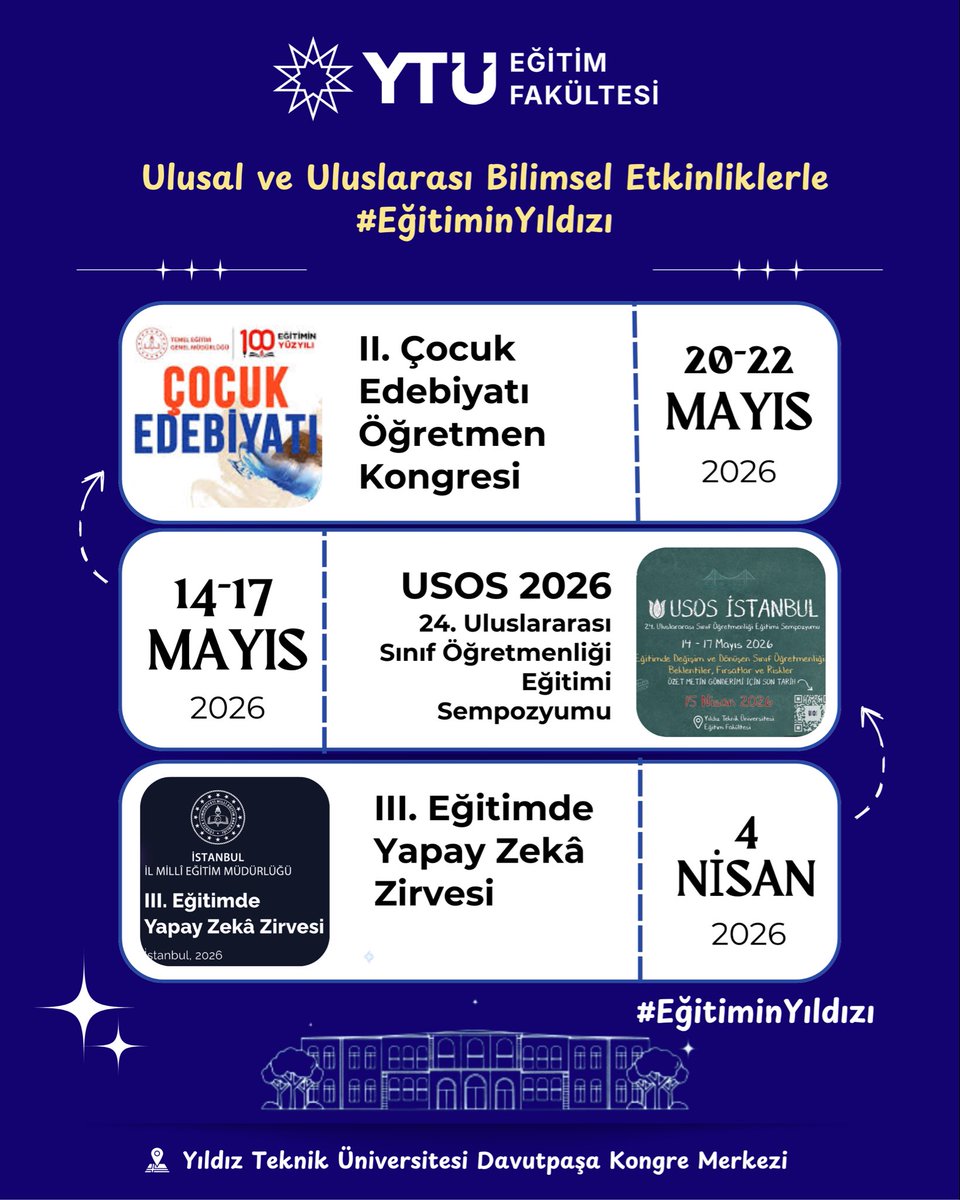 YTÜ Eğitim Fakültesi tweet media