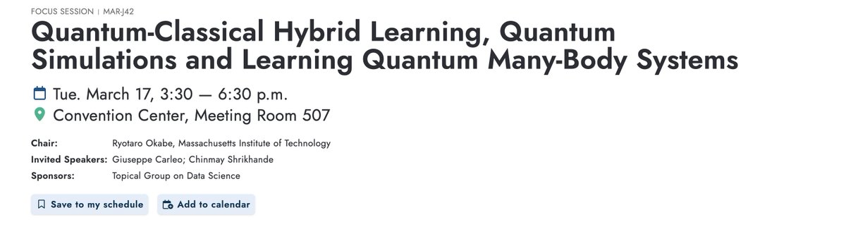 Giuseppe Carleo tweet media