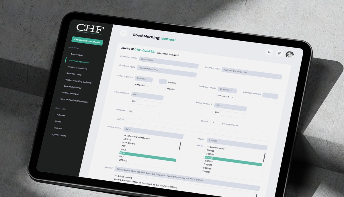weareimpulse's tweet photo. A new management system for CHF: Streamlining Success, at Impulse, we’re known for creating standout brands and high-performance websites, but behind the scenes, we also build a significant number of bespoke systems every year. https://t.co/vSNjOgC0p5 https://t.co/W5APiIn49R