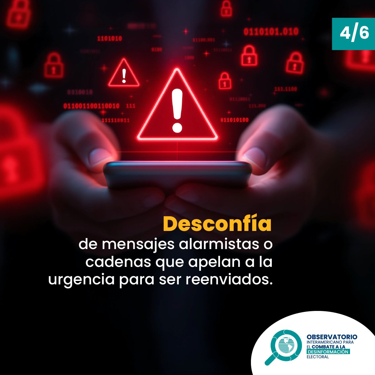 Obs. Int. para Combate a Desinformación Electoral tweet media