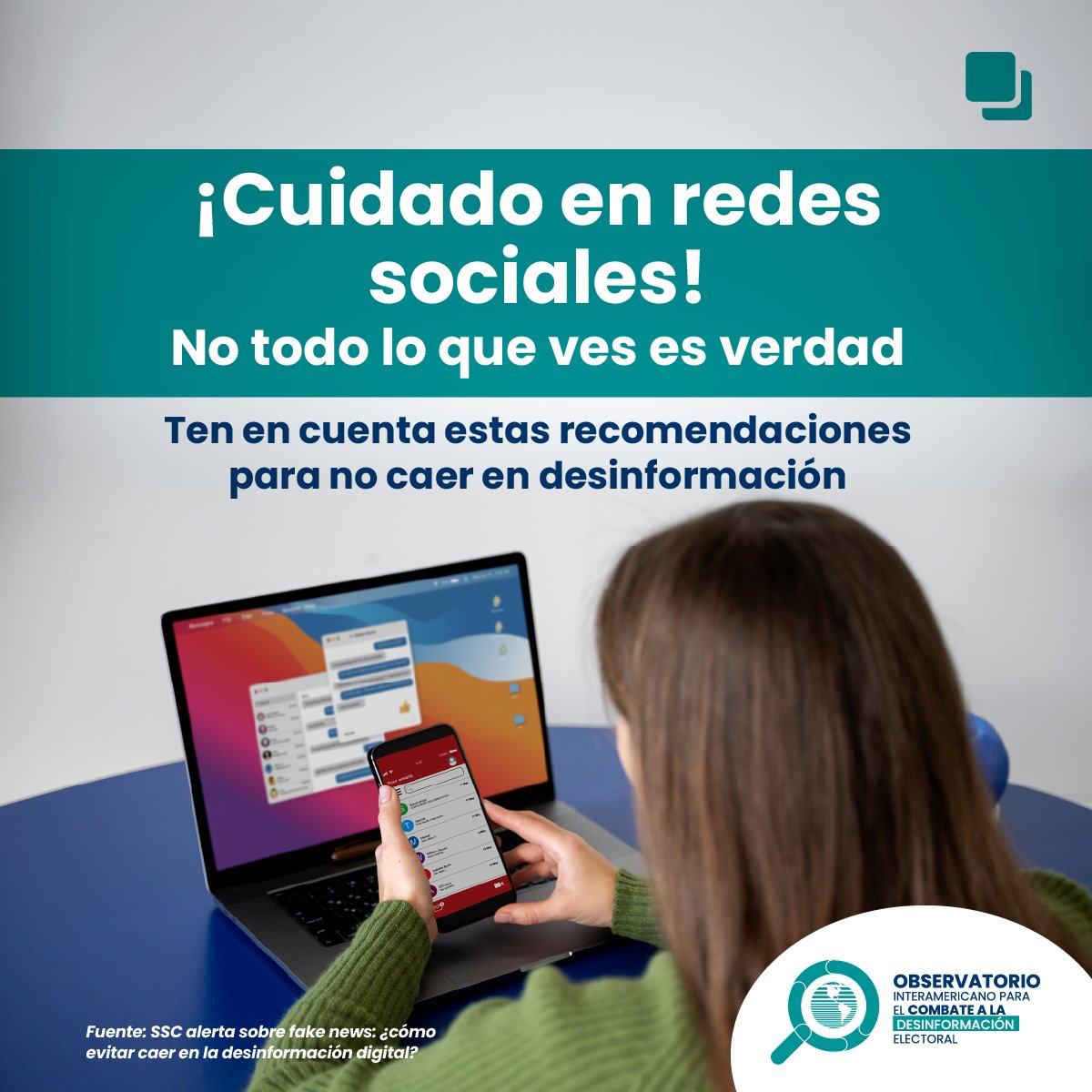 Obs. Int. para Combate a Desinformación Electoral tweet media