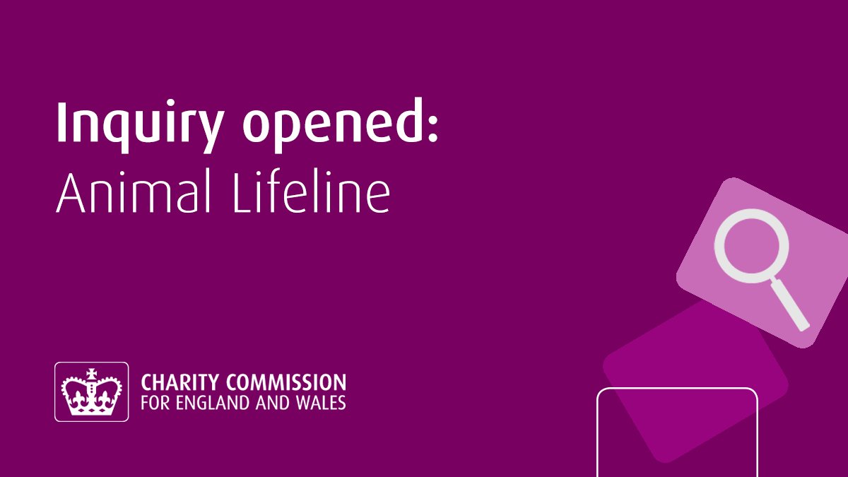 Charity Commission tweet media