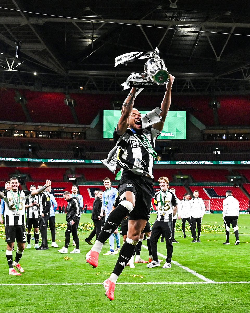 One year since Newcastle ended their 70-year wait for a domestic trophy, beating Liverpool 2-1 at Wembley 🏆