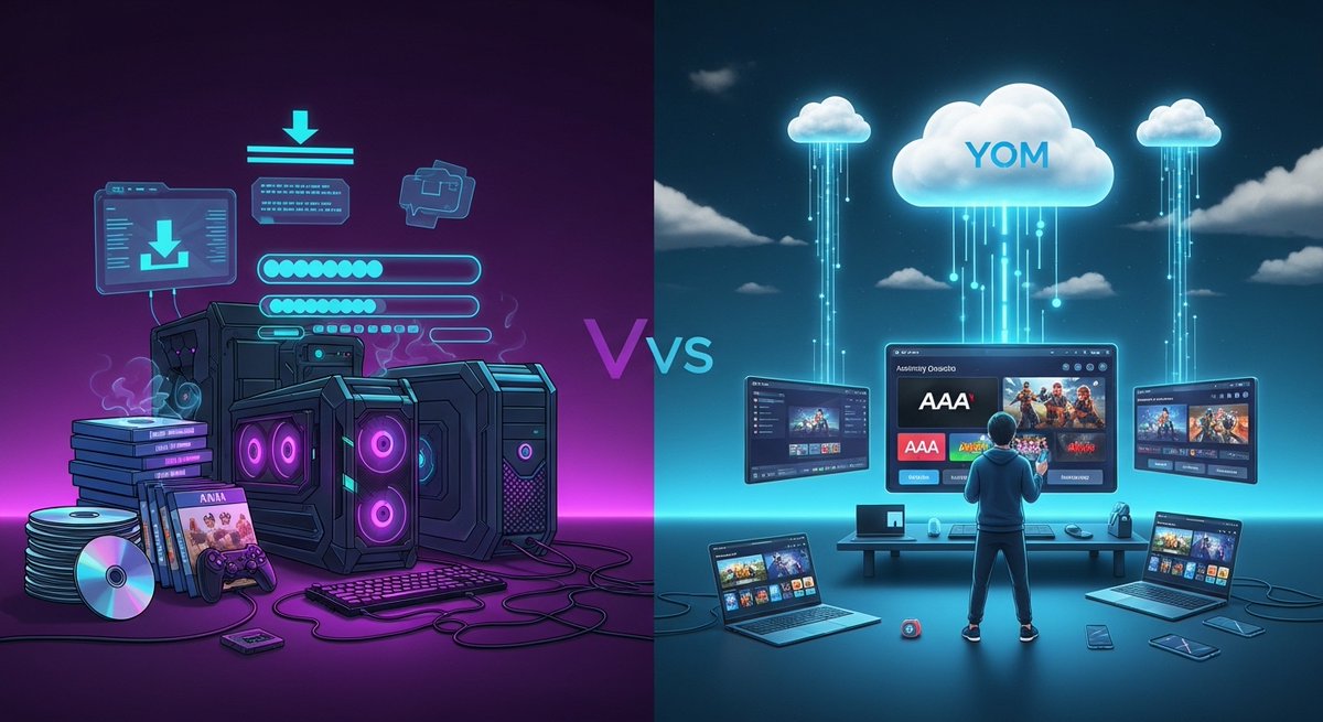 PhaStephany's tweet photo. For years, game distribution meant downloads, installs, and hardware requirements.
But what if games worked more like streaming video? @YOM_Official is exploring a model where access replaces ownership.
That could change everything.
#YOM #CloudGaming #GameDistribution #FutureOfGaming