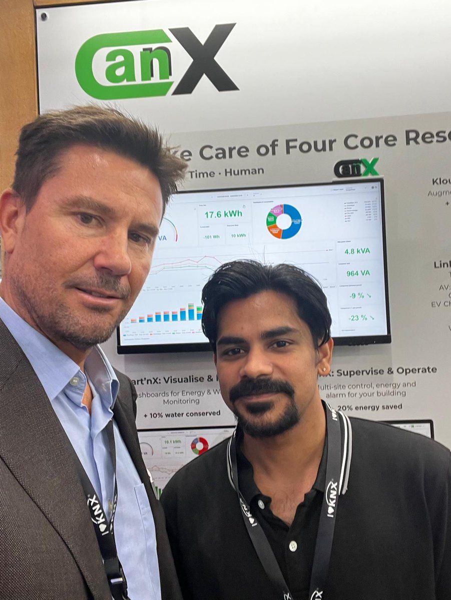 FuturasmusGroup's tweet image. 🙏 Thanks to Jyothiradithyan Makkantheri for welcoming us at the Can'nX booth during Light + Building and presenting their solutions.

Can’nX develops platforms that combine KNX and IoT. Among the solutions showcased:

#KNX #LightAndBuilding #CanNX #BuildingAutomation  #IoT
