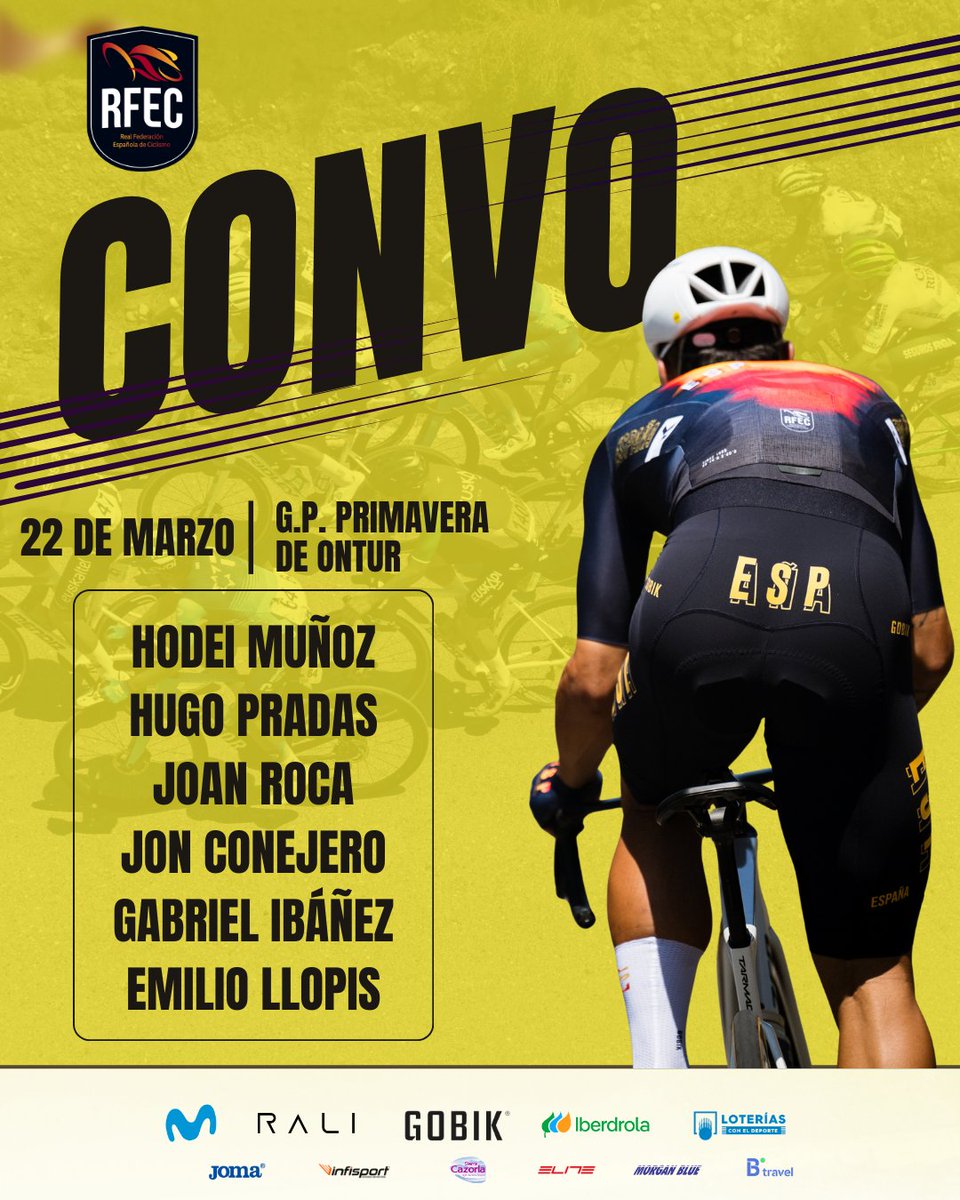 Real Federación Española de Ciclismo tweet media