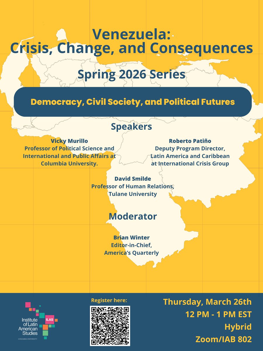 ILAS | Columbia University tweet media