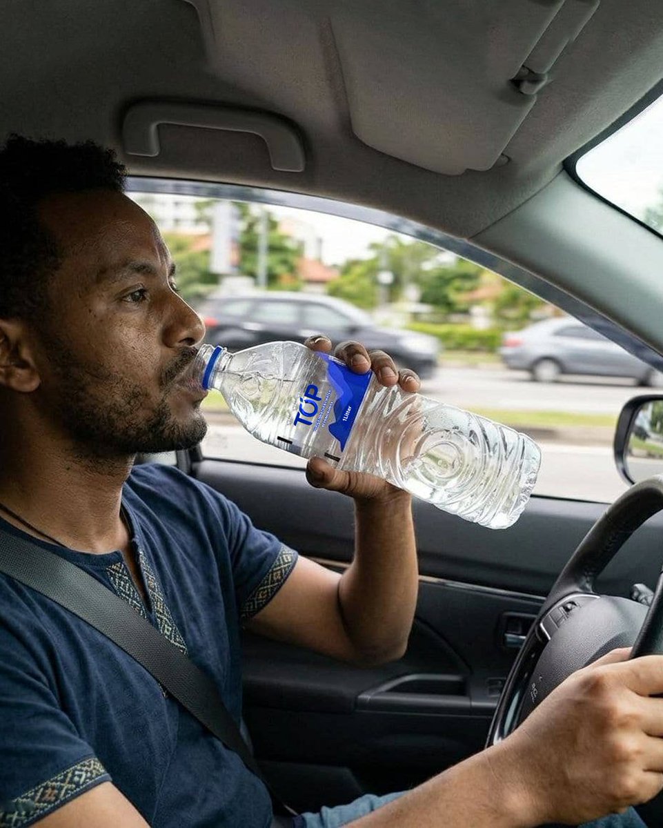Topwatereth's tweet photo. Stay sharp and hydrated behind the wheel with Topwater.
.
#Topwater #BeyondPurity #WorkDayDone #WaterInEthiopia #TopWaterInEthiopia https://t.co/cigIg1jakB