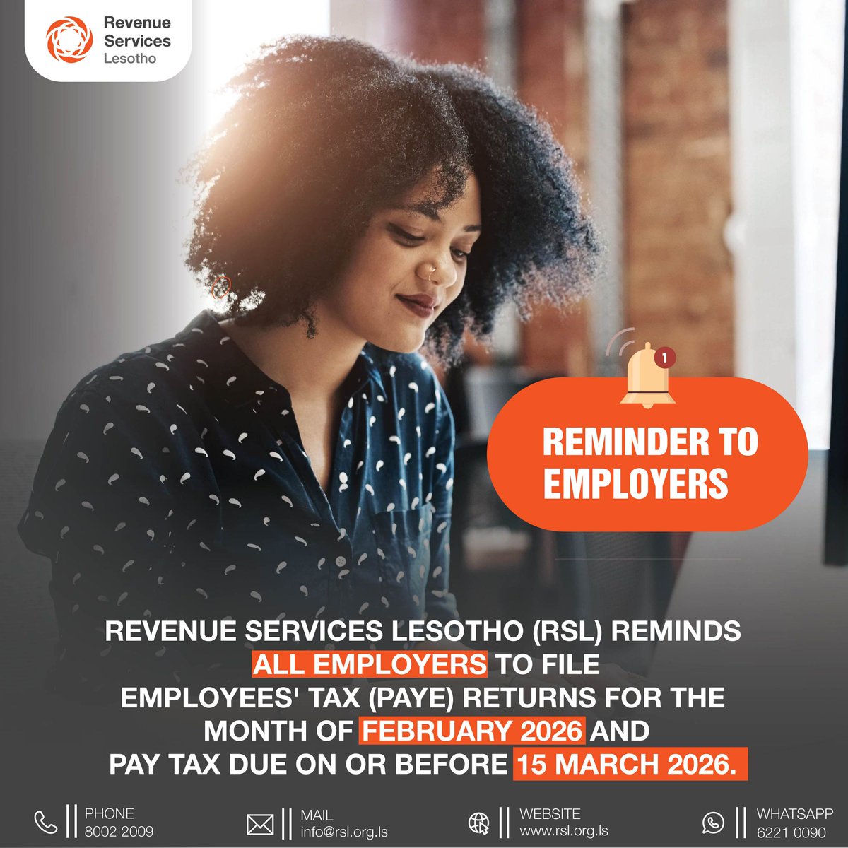 Revenue Services Lesotho tweet media
