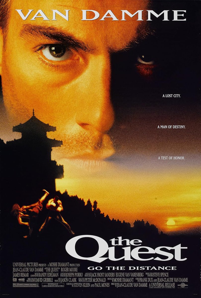 TallyMichelle4's tweet image. #TheQuest (1996)

A  group of gentlemen of fortune visits a legendary "Lost City", located  in Tibet. They plan to steal a priceless statue "Golden Dragon" during  the martial arts tournament.
#FightNight #FilmX