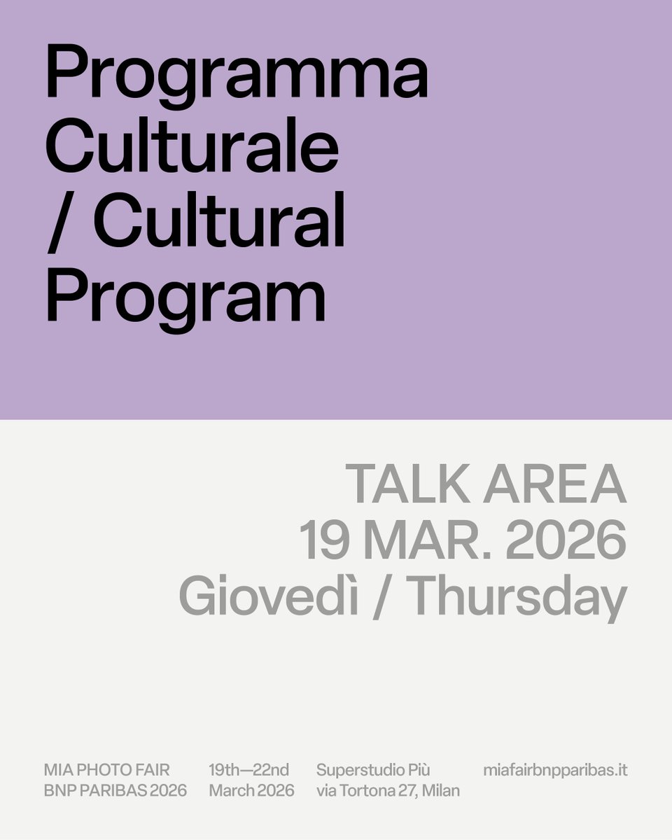 MIA Photo Fair BNP Paribas tweet media