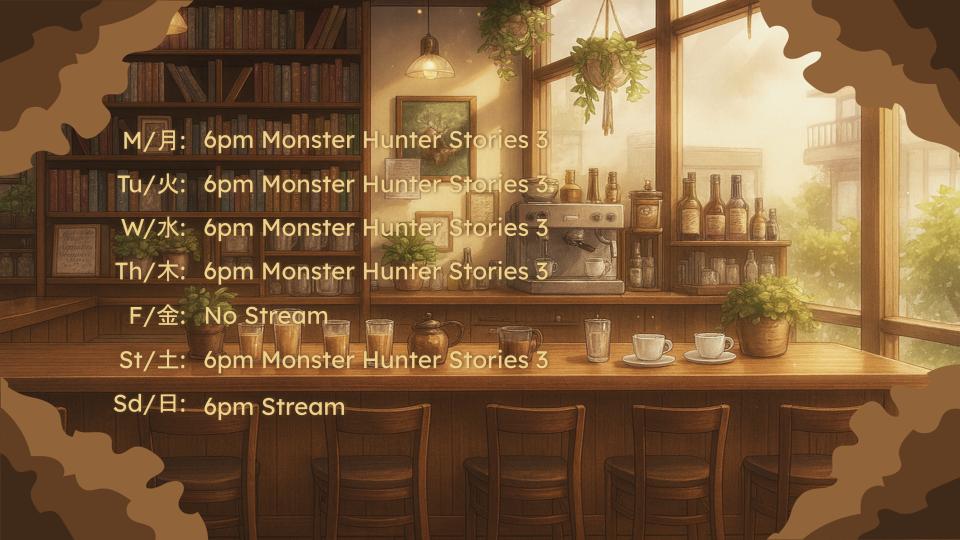 Stream for this week