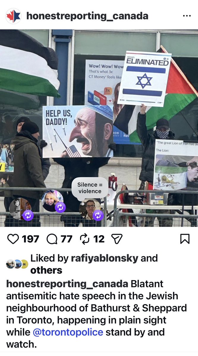 These are some of the crimes that have happened at past Al-Quds hate fests:

• Unlawful assembly
• Intimidation
• Assault
• Threats
• Vandalism
• Rioting
• Obstruction of Justice/peace officer  
• Wearing mask during offence 
• Failure to disperse 
• Mischief
• Willful