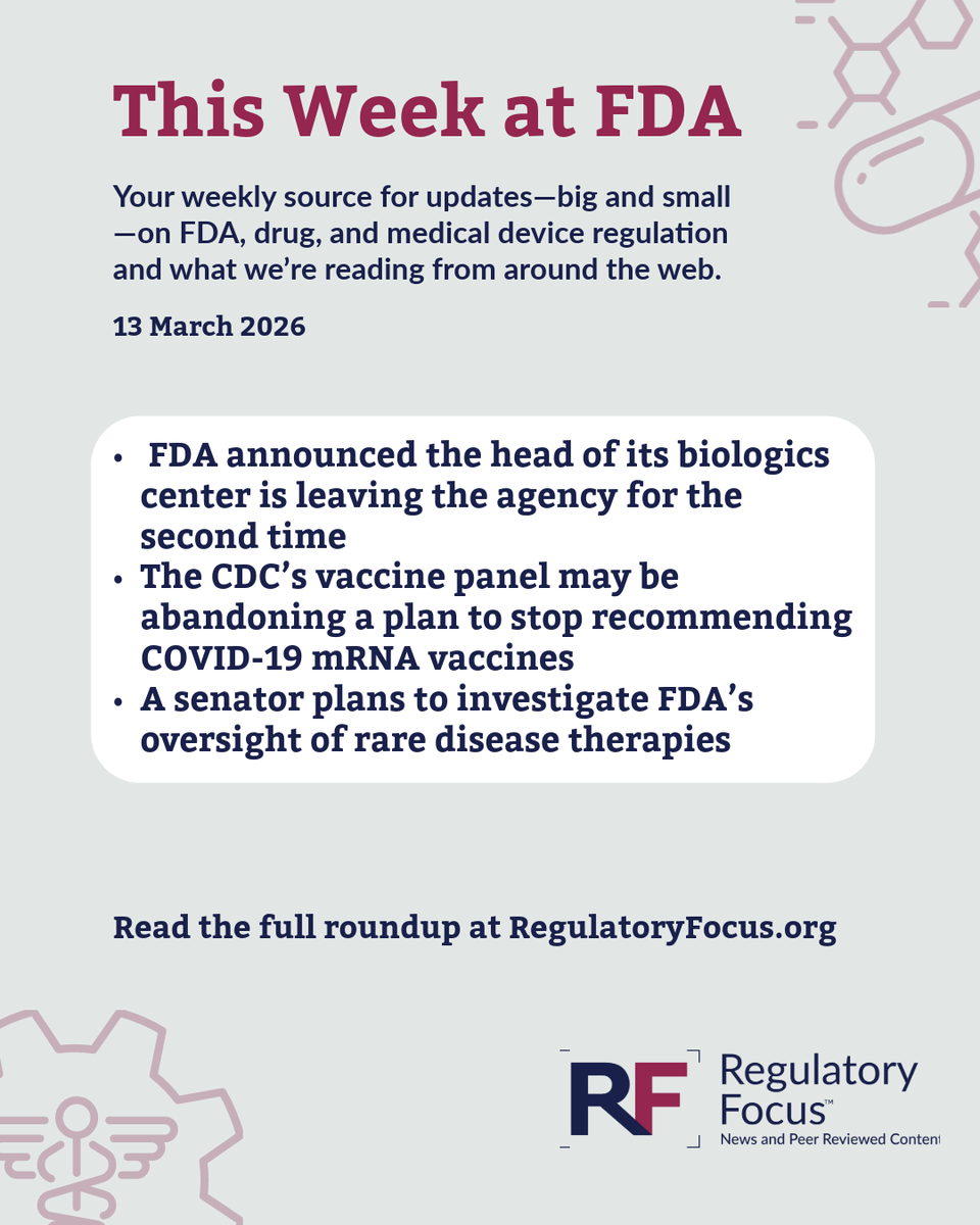 Regulatory Affairs Professionals Society tweet media