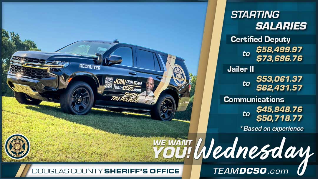 DCSheriffGA's tweet image. 💼 #WeWantYouWednesday — At DCSO, your career doesn't have a ceiling. We invest in your training, development, and future. Every role matters here. Ready to build something? TeamDCSO.com #joindcso #joinourteam #leocareers #dcso