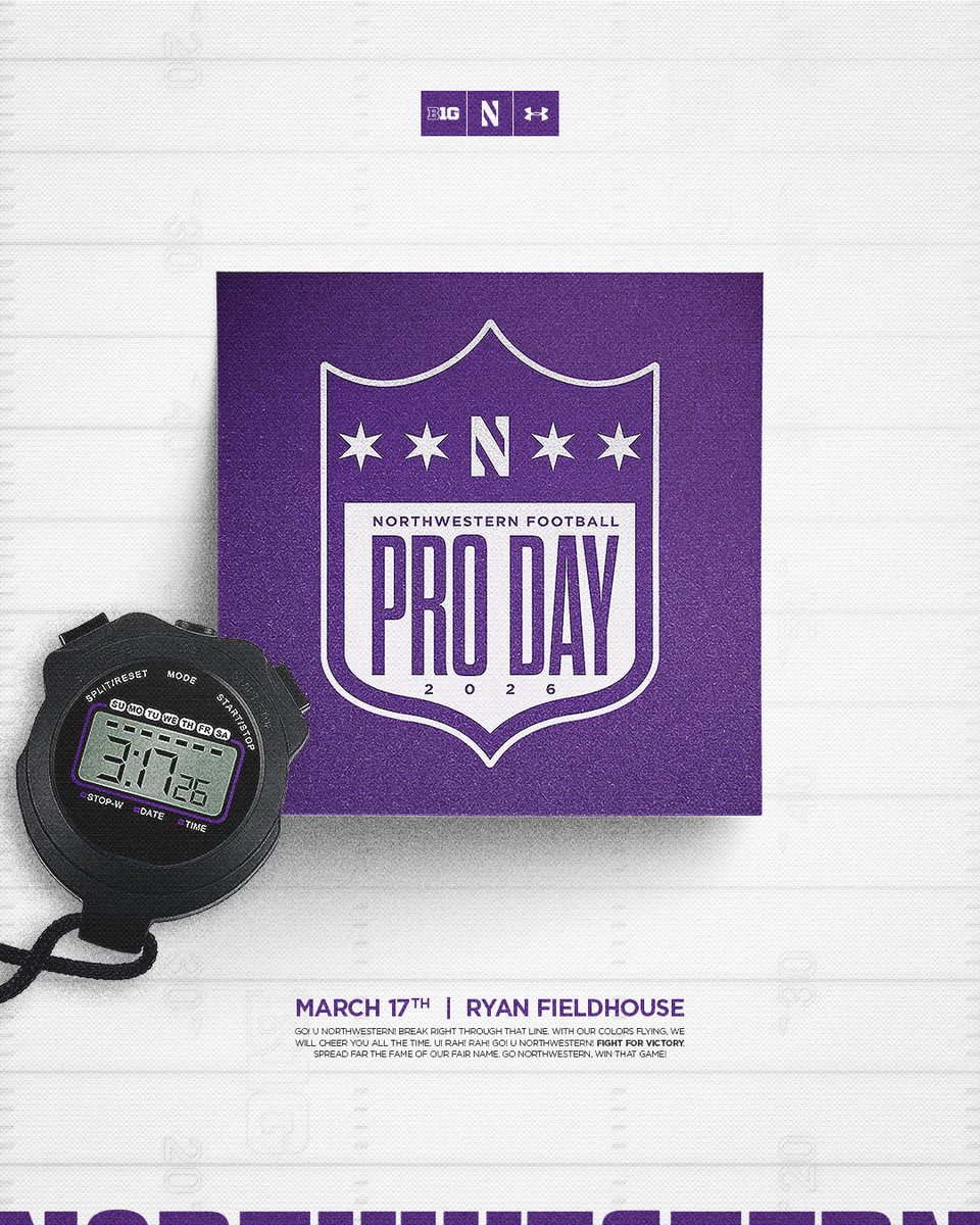 Northwestern Football tweet media