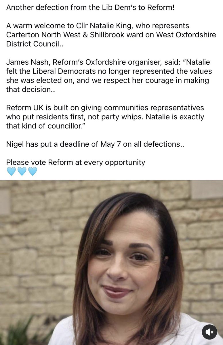 <a href="/Sweettalkin53/">Far-Right-Floozy</a> <a href="/EdwardJDavey/">Ed Davey</a> Lets not mention a defection to reform from the lib dems