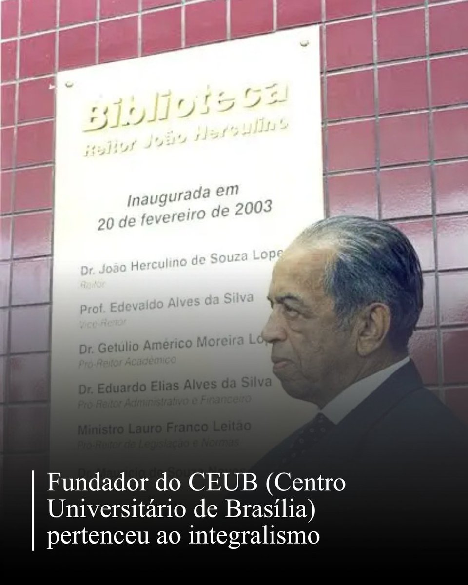 integralismodf's tweet photo. Documento integralista revela que João Herculino de Souza, fundador do Centro Universitário de Brasília (CEUB), pertenceu ao integralismo. Fundado em 1968, o CEUB é uma das faculdades privadas mais antigas da capital. https://t.co/e9dJaQnebI