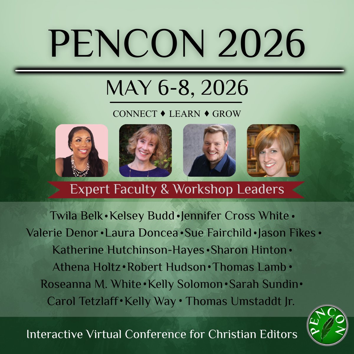 acfwvirginia's tweet image. PenCon's Virtual Conference brings together Christian editors and proofreaders from around the world. Whether you're seasoned in the field or just starting your journey, this conference is crafted with YOU in mind. penconeditors.com #editingconference #amediting