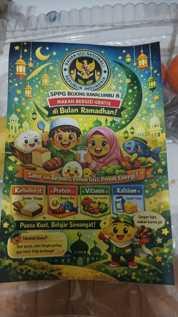 update MBG poster, ini desainnya bukan hasil AI lho... ytta