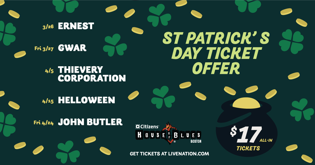 Citizens House of Blues Boston tweet media