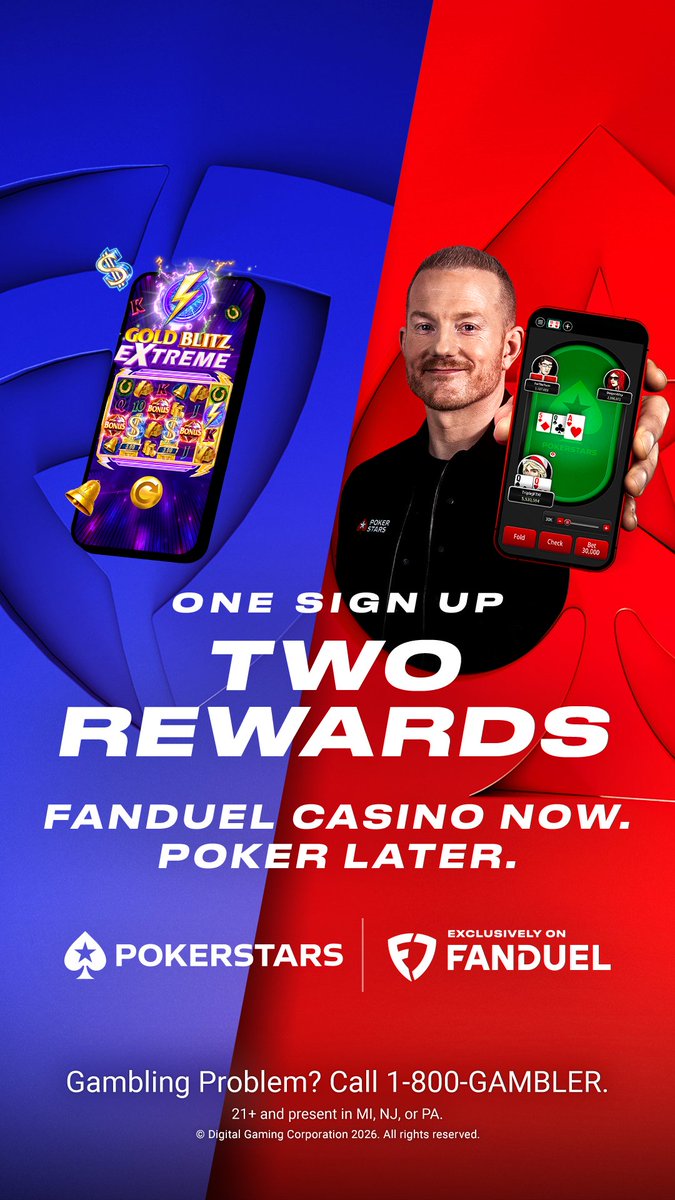 PokerStarsUSonFanDuel tweet media