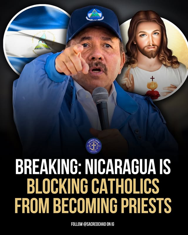 trad_west_'s tweet photo. Nicaragua’s President Daniel Ortega has banned the ordination of Catholic priests and deacons in four dioceses across the country.

The affected dioceses are Jinotega, Siuna, Matagalpa and Estelí. All four have had their bishops forcibly expelled from the country by the regime.

Seminarians who completed their full theological training in 2024 and 2025 are still waiting. They cannot be ordained.

Researchers warn that without new priests to replace those who have been expelled, the Catholic Church in Nicaragua faces the gradual closure of parishes.

This is not new. Since 2018 the Ortega regime has carried out over 1,070 documented attacks against the Catholic Church. More than 309 priests and nuns have been expelled from the country. Over 16,500 religious processions have been banned.

In February 2026, two Nicaraguan seminarians were secretly ordained as priests in neighboring Costa Rica to avoid government reprisals.

Ortega’s wife and co-president Rosario Murillo, widely known in Nicaragua as La Bruja, meaning The Witch, is openly associated with occult practices and has been a driving force in the campaign against the Church.

The goal appears to be not just to silence the current Church but to prevent the next generation of priests from ever existing.