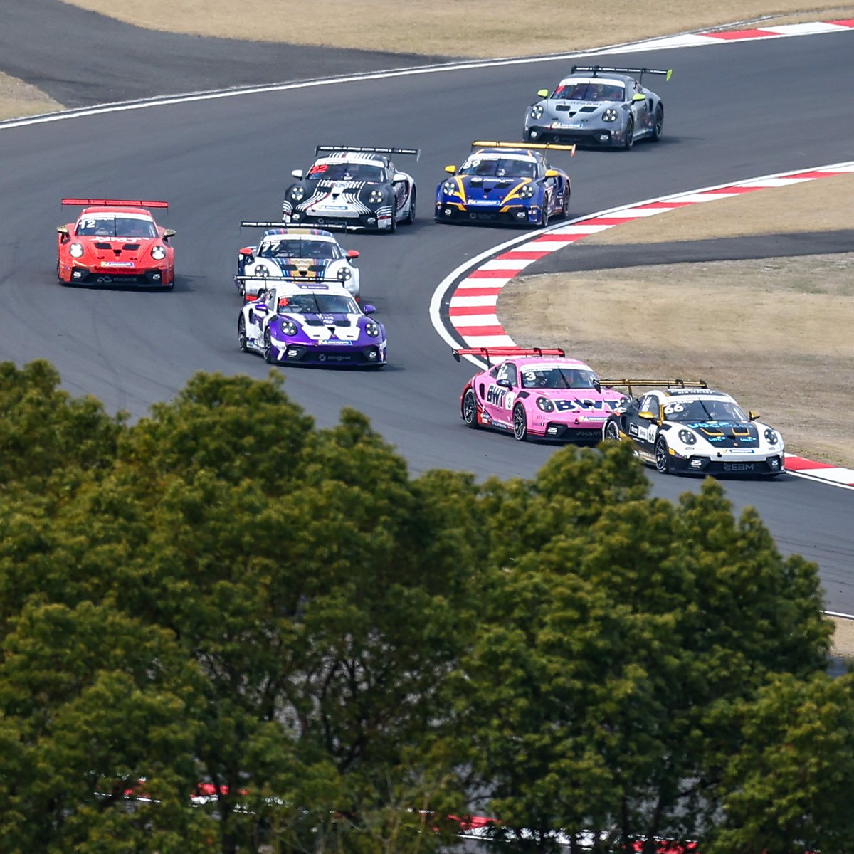 PoleLimited's tweet photo. Making history alongside the Chinese Grand Prix 🙌

Porsche Carrera Cup Asia became the first One-Make Series to race the new Porsche 911 Cup (992.2) last weekend at Shanghai International Circuit, as guest driver Luo Kailuo secured victory during Round 2! https://t.co/9evaegZvuz