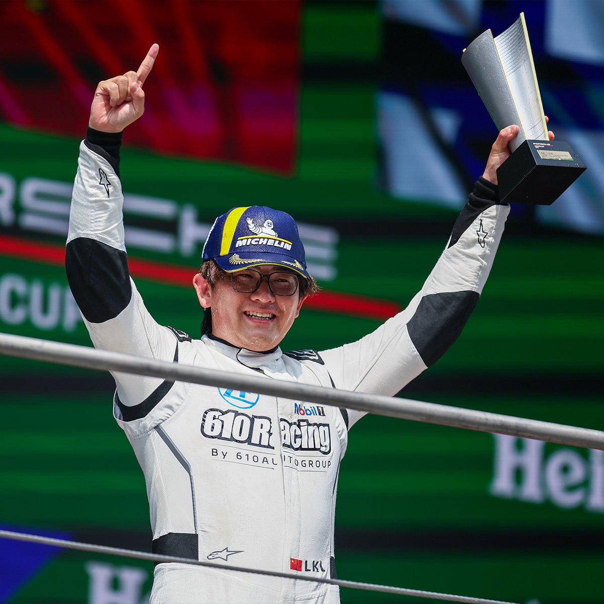 PoleLimited's tweet photo. Making history alongside the Chinese Grand Prix 🙌

Porsche Carrera Cup Asia became the first One-Make Series to race the new Porsche 911 Cup (992.2) last weekend at Shanghai International Circuit, as guest driver Luo Kailuo secured victory during Round 2! https://t.co/9evaegZvuz