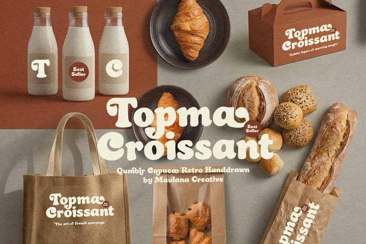 geelz_maulana's tweet photo. https://t.co/rqH0gVXVDj 
#QumblrCapuca #RetroFont #GroovyType #VintageDesign #HanddrawnSerif #70sVibes #TypographyInspiration #DisplayFont #CreativeLettering #GraphicDesign #FontDesign #VintageAesthetic #BrandingDesign #BoldTypography #RetroStyle https://t.co/QXAScLBaQg