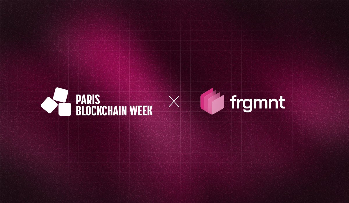 FRGMNT x <a href="/ParisBlockWeek/">Paris Blockchain Week</a> 

1,000+ applied. 100 selected. 
Frgmnt is in the #StartInBlock Top 100.

The next gen stablecoin is getting noticed.
See you in Paris.