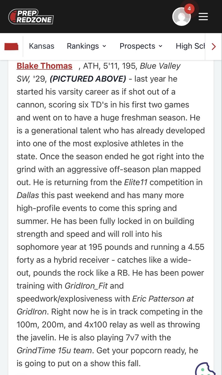 Blake Thomas tweet media