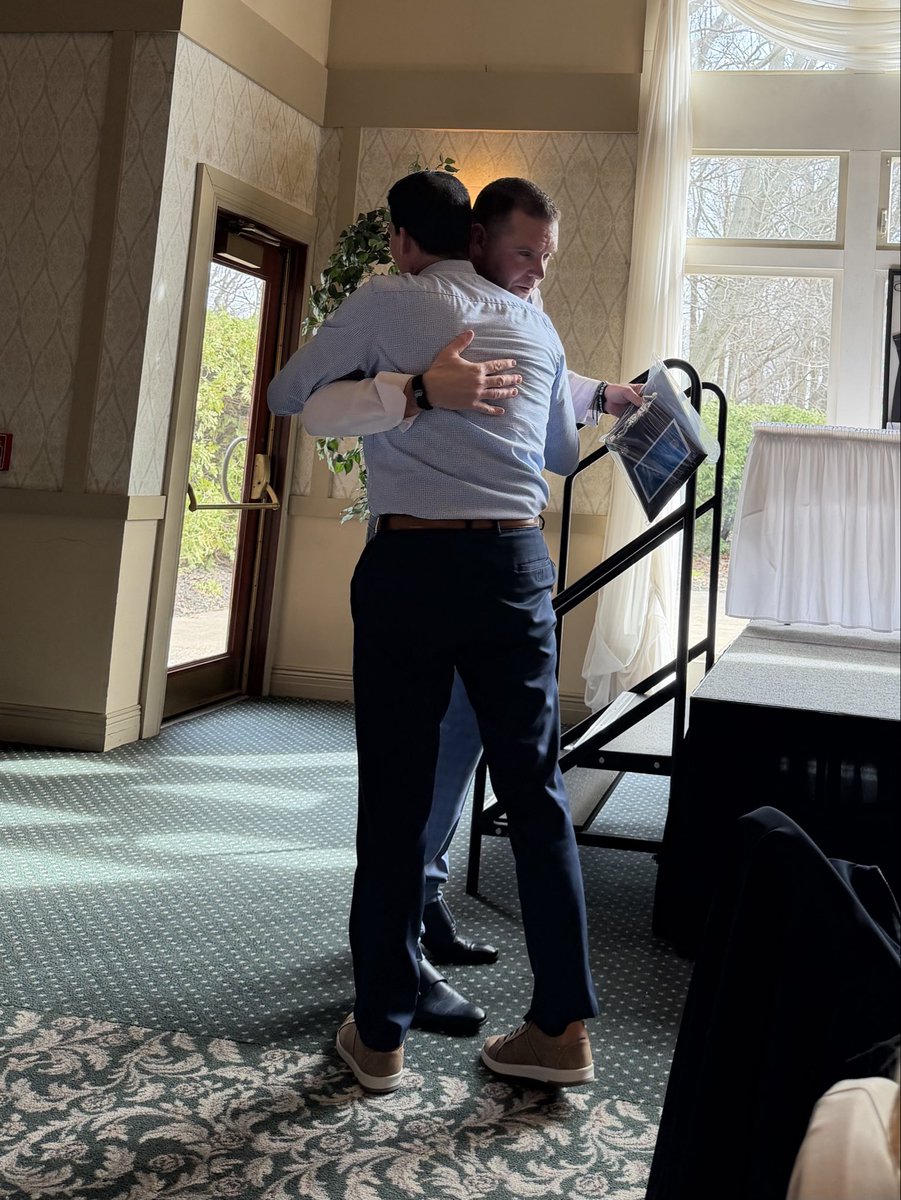 JulieBeck5's tweet photo. McDowell Basketball banquet.🏀🏆 Marcus 10th gr year! So proud of him on &amp; off the court.💙I love seeing Mason by Cliff’s side coaching. Ⓜ️ I couldn’t be more proud of Cliff for receiving the All-In Award! His work ethic is unmatched! He gives his heart &amp; soul to this program.❤️ https://t.co/cNSyV7eLtr