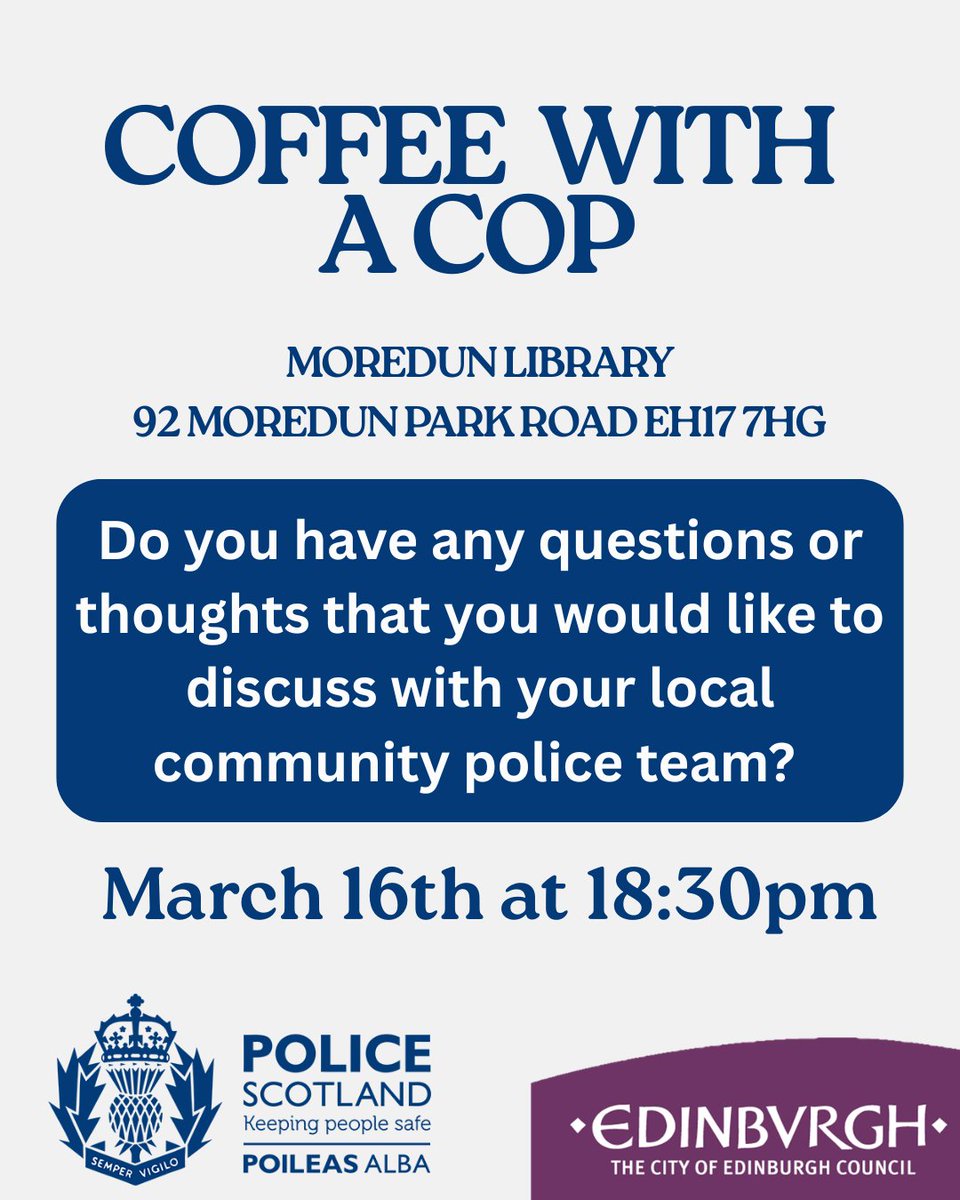 Police Scotland Edinburgh tweet media