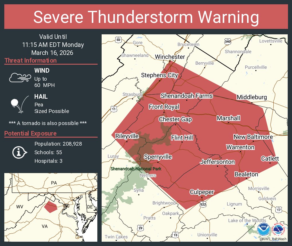 NWS Severe Tstorm tweet media