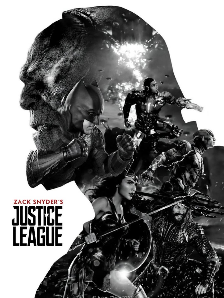 ZackSnyderFilm's tweet photo. "Two days until the five-year anniversary of Zack Snyder’s Justice League. Came across this incredible poster online—a black-and-white collage of the entire League. Amazing to see the love out there."

📸Zack Snyder (IG) https://t.co/AGTCzm8UiN