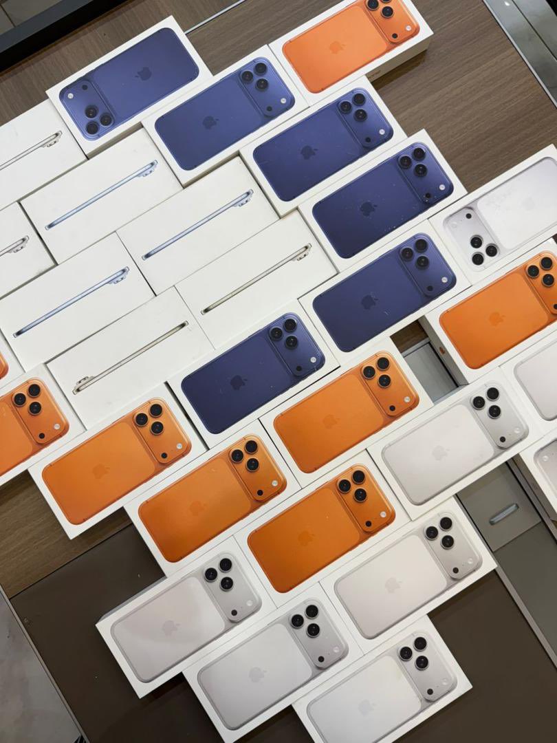 Brand New IPhone 17 Pro Max
ESim Unlocked.
256Gb. Ghc 16,300
512Gb. Ghc 17,800

Physical Sim Unlocked
256Gb. Ghc 17,500
512Gb. Ghc 20,800

iPhone 17 Air
256Gb. Ghc 11,300

iPhone 17 Pro Esim
256Gb. Ghc 15,000
512Gb. Ghc 16,500

iPhone 17 Pro Physical
256Gb. Ghc 16,500