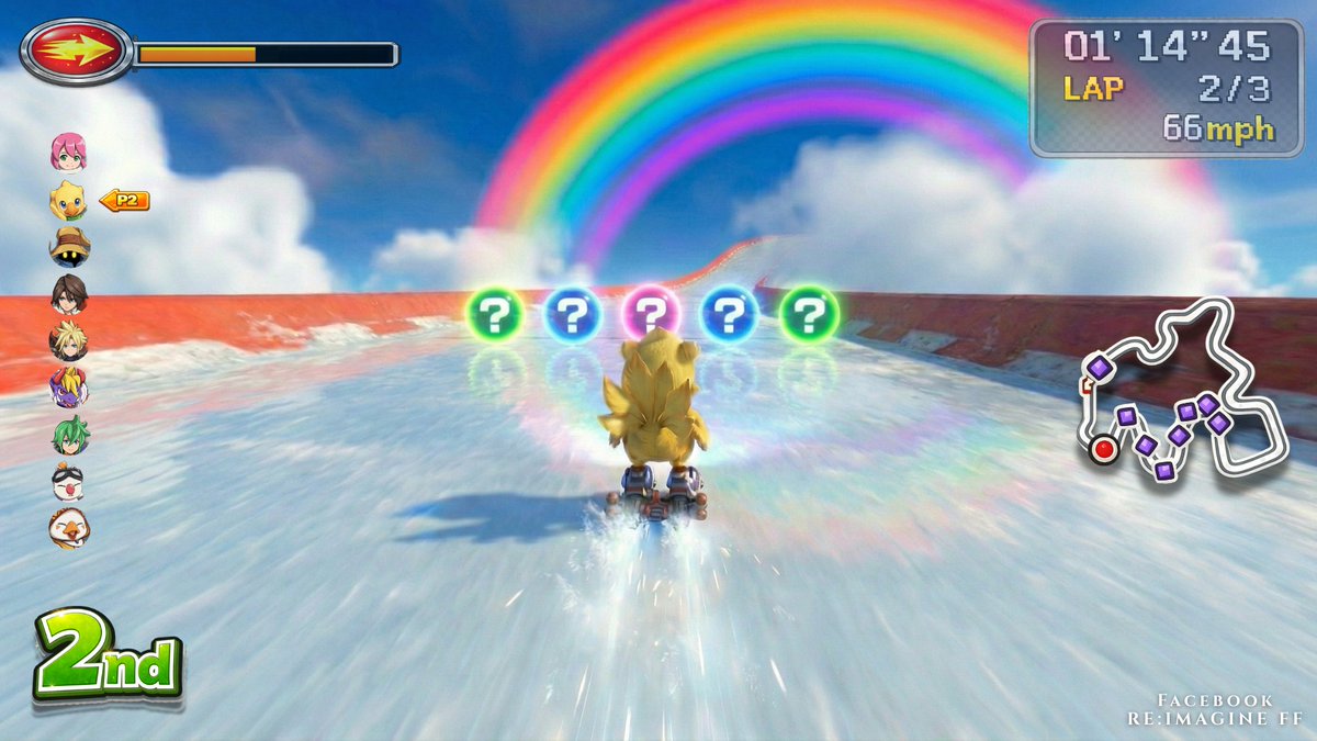 ReImagineFF's tweet photo. Chocobo Racing 

This gameplay concept screenshots was designed based on the original mechanics of the game. 

#FinalFantasy #Chocobo #ChocoboDungeon #ChocoboRacing https://t.co/tdH2zOdXOk