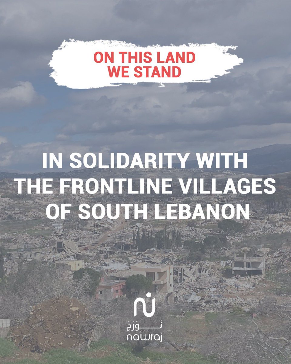 NawrajNGO's tweet photo. Happening now : 
A joint visit by the Apostolic Nuncio and Nawraj to the West Sector in South Lebanon (Rmeich, Debel, Ain Ebel)

#OnThisLandWeStand #EmergencyForLebanon #SaveSouthLebanon #FrontlineVillages #NawrajNGO https://t.co/3sI0beuU4H