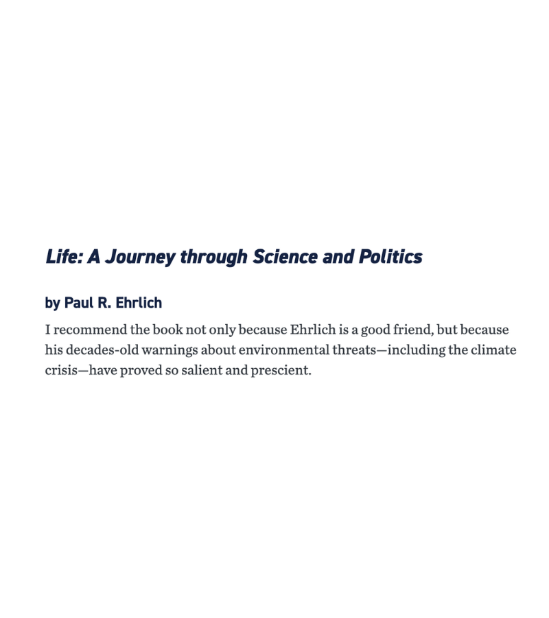 SteveGuest's tweet image. Of course disgraced climate scientist Michael Mann calls Paul Ehrlich "a friend and a hero."

Perviously, Mann recommended people read Paul Ehrlich's book stating, "his decades-old warnings about environmental threats—including the climate crisis—have proved so salient and