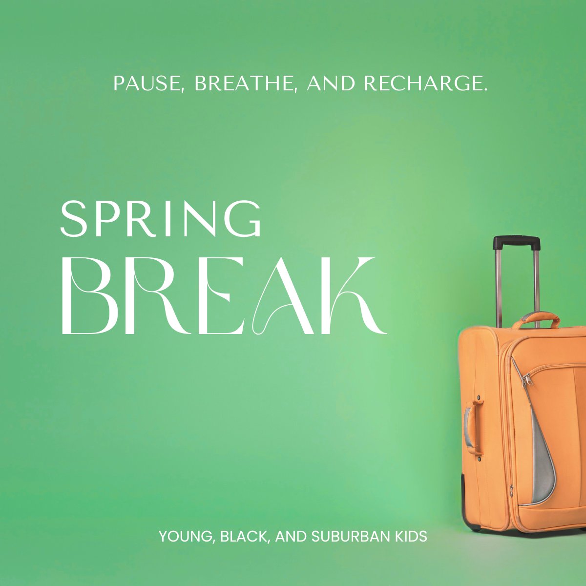 YBSKids's tweet photo. Enjoy your Spring Break! ☀️
We hope your Monday started off right. Take this time to relax, recharge, and prepare for the opportunities ahead.
#SpringBreak #YBSKids #Recharge #YouthEmpowerment https://t.co/UEnvVBvRVT