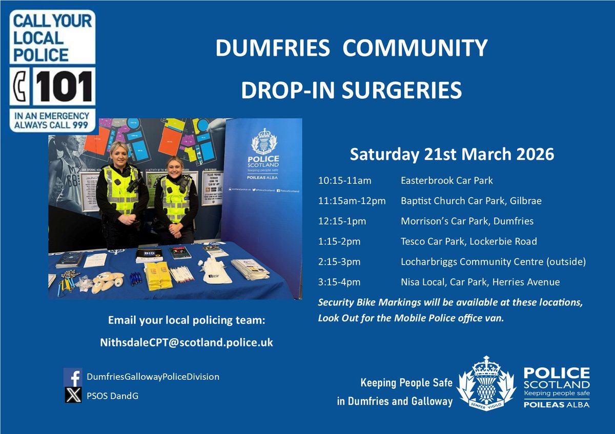 Police Scotland Dumfries & Galloway tweet media