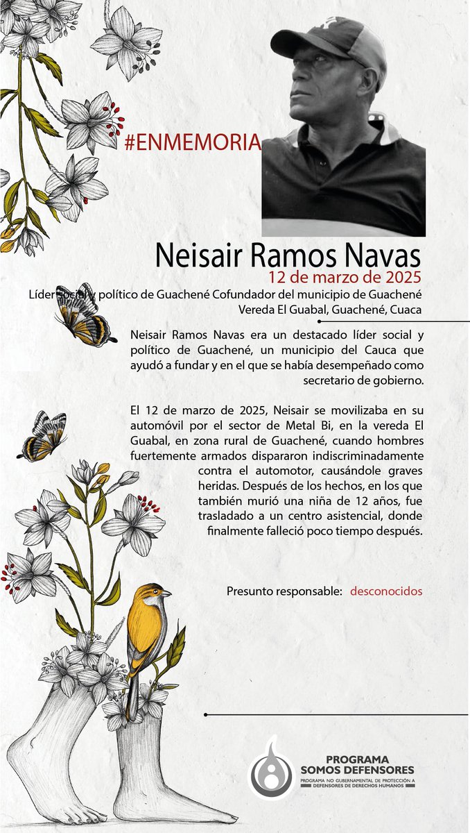 Programa Somos Defensores tweet media